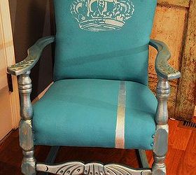 using a quality chalk paint on fabric easier than you think, painted furniture, Shabby Chalk Paint over fabric easy makeover that will last