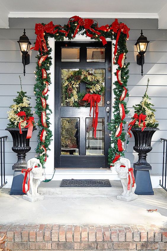 dixie delights holiday home tour, seasonal holiday d cor, Dixie Delights front porch