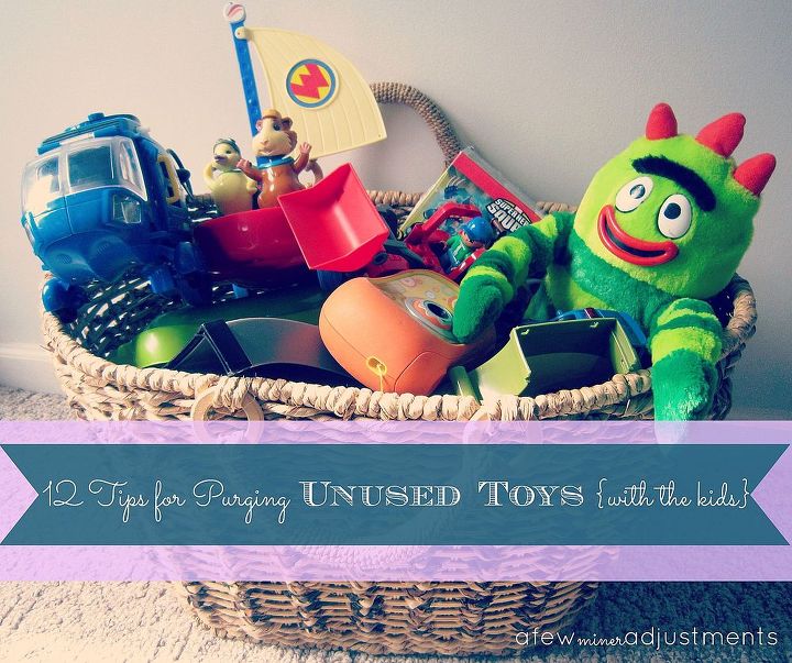 how to clean out the toys with the kids help, cleaning tips