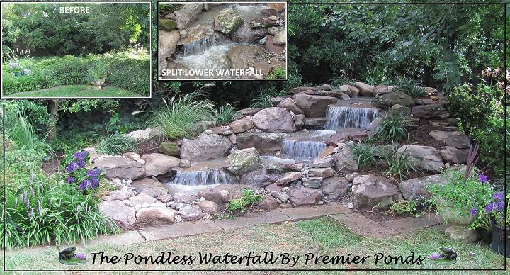 premier ponds ponds and waterfalls in the dc metro area serving dc maryland and, landscape, ponds water features, Pondless Waterfall in Frederick Maryland constructed in August 2012
