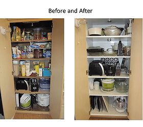 pantry make over, closet, painting