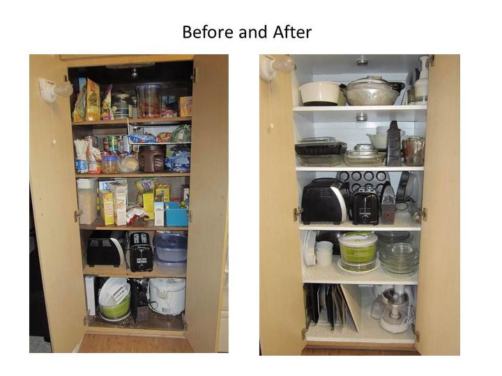 pantry make over, closet, painting