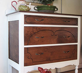 q vintage maple dresser should we have went with black, painted furniture