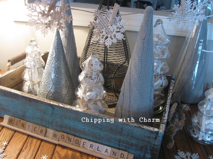 winter decor little forests popping up at my house, crafts, seasonal holiday decor