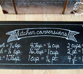 knock off ballard designs kitchen conversions mat, crafts, kitchen design, My version under 15