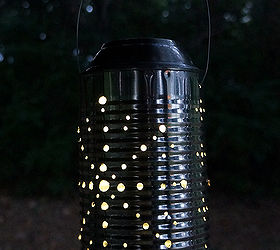 tin can solar lantern tutorial, diy, how to, outdoor living, repurposing upcycling, and wait for nightfall