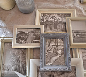 layered frames, crafts, home decor, repurposing upcycling, Ready to hot glue together