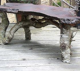 garden furniture from repurposed wood, outdoor furniture, outdoor living, painted furniture, repurposing upcycling, rustic furniture, woodworking projects, Oak and redwood garden table