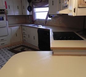 painting countertops, chalk paint, countertops, painting, I first used Rustoleum counter paint the results were disastrous with chipping bubbles and over all poor finish