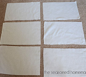 stop buying paper towels, cleaning tips, crafts, go green, Cut into 12 x 18 pieces 1 yard will give you 6 pieces