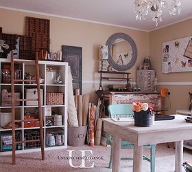 office reveal, craft rooms, home decor, home office