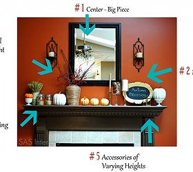 how to decorate a mantel, home decor