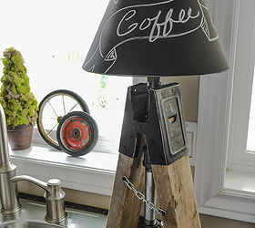 creating junky sawhorse pipe chalkboard shade lamps on a dare, diy, electrical, how to, lighting, repurposing upcycling
