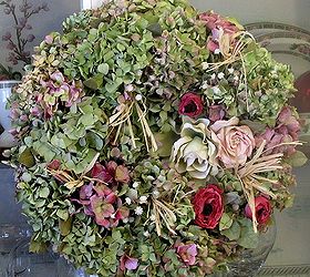 hydrangea wreath, crafts, flowers, gardening, hydrangea, wreaths