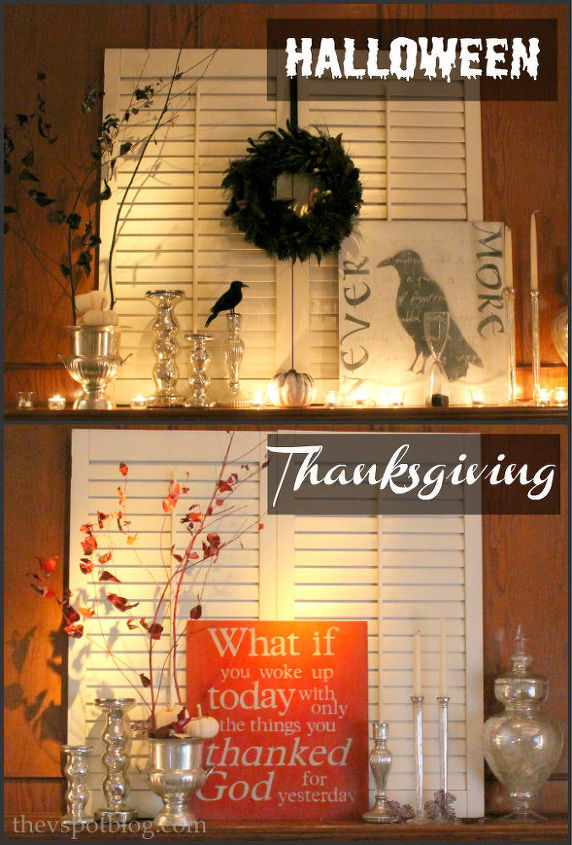 thanksgiving mantel, halloween decorations, painting, seasonal holiday d cor, thanksgiving decorations