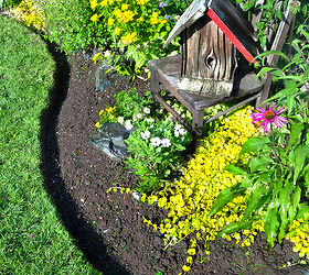 how to edge flower beds like a pro, flowers, gardening, Isn t this edge pretty Trust me this is very easy to do All you need are three tools you likely already have on hand