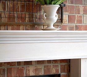 a mantel for the back porch fireplace, fireplaces mantels, porches, woodworking projects, Waiting for Spring