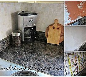 easy and inexpensive kitchen backsplash, home decor, kitchen backsplash, kitchen design, make sure the wall is even patch any holes major imperfections