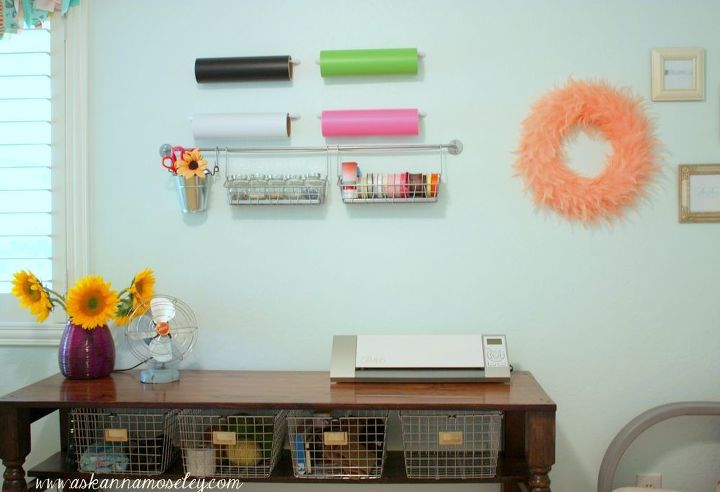 craft room makeover, craft rooms, home decor, home office, storage ideas, Lots of easy storage solutions