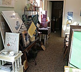 white oak designs studio showroom tour, craft rooms, home decor, The western wall offers many delights for visitors the far doorway if the Power Room Gallery