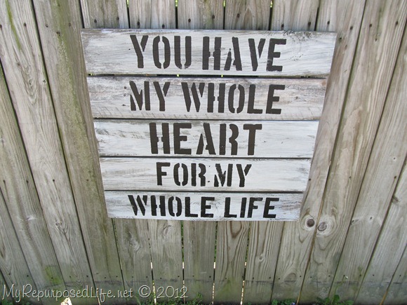a roundup of reclaimed fence projects, diy, repurposing upcycling, You Have My Whole Heart