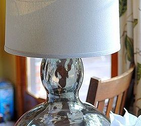 diy glass lamp from goodwill vase, lighting, Score a thrifted vase or one you have and use a lamp kit and shade and you can have you own thrifty version of high dollar glass lamps