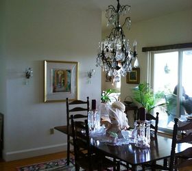hometour to grandmother s house we go, bathroom ideas, bedroom ideas, home decor, living room ideas, repurposing upcycling, The formal dining room What a chandelier