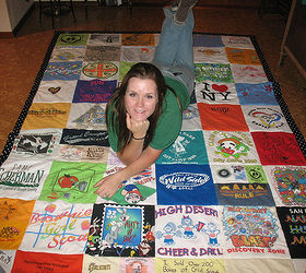 girl scout and a few soccer t shirt quilt, crafts