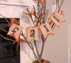 Bring the Outdoors in With This DIY Fall Tree