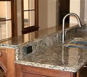 re doing counter tops to look like granite cheaply with no paint, countertops, painting