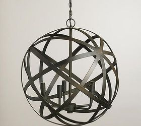 q what is the best way to hang an 18lbs object from the ceiling, home decor, The art a metal orb 18lbs