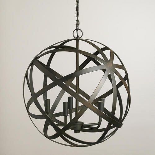 q what is the best way to hang an 18lbs object from the ceiling, home decor, The art a metal orb 18lbs