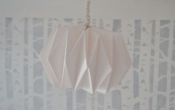 DIY Origami Paper Lampshade