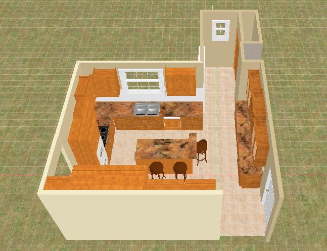 kitchen enlargement without moving a wall, home decor, home improvement, kitchen design, kitchen island, After