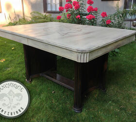painted vintage furniture, painted furniture, Compass Table