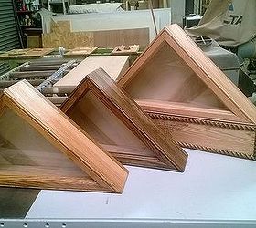 these are funeral urns we have been building for local funeral home, diy, woodworking projects, Here are all three cases