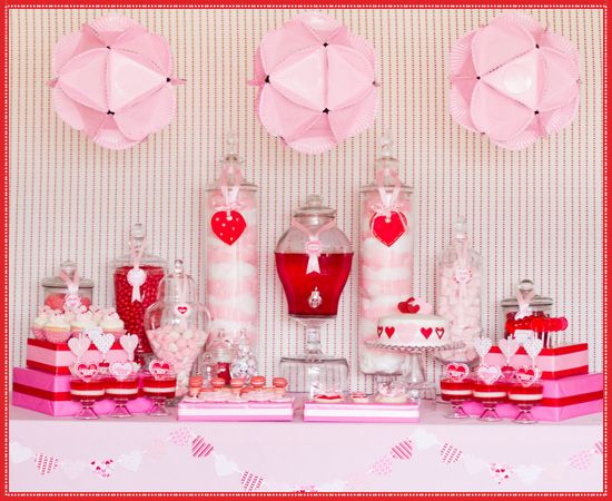 how to create a valentines day candy buffet, crafts, seasonal holiday decor, valentines day ideas, Valentines Day Candy Buffet Inspirations