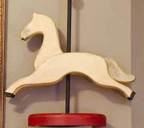 goodwill carousel horse makeover, crafts, Carousel Horse Closeup