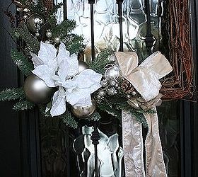 winter white christmas wreaths diy, christmas decorations, crafts, seasonal holiday decor, wreaths
