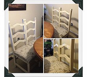 diy chair bench, painted furniture, repurposing upcycling, woodworking projects, Finished DIY Chair Bench