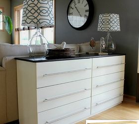 all things g d top 10 diys of 2013, crafts, home decor, An IKEA Tarva bedroom dresser transformed into a kitchen sideboard