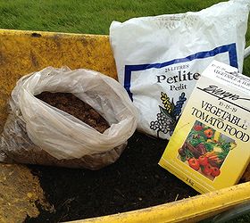 make your own potting mix, composting, gardening, Simple ingredients