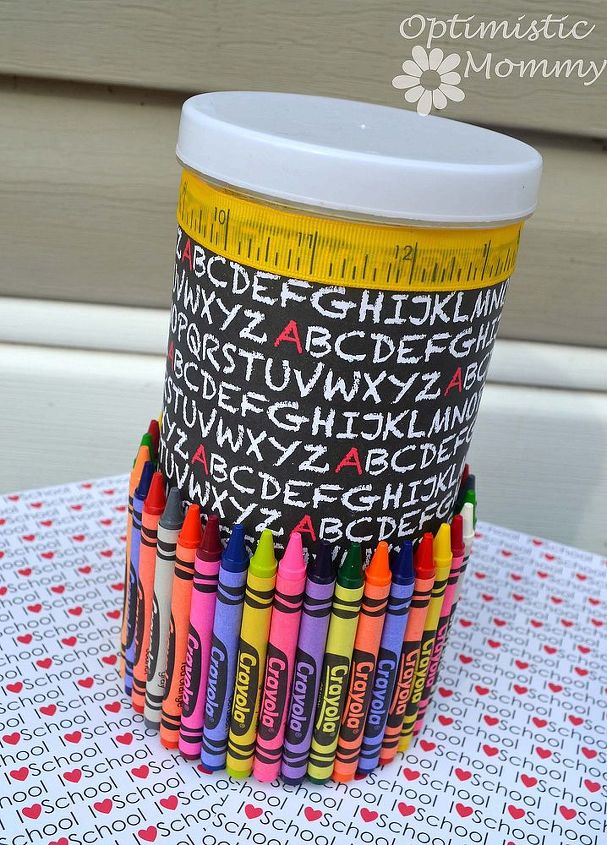 back to school teach appreciation pencil holder craft, crafts