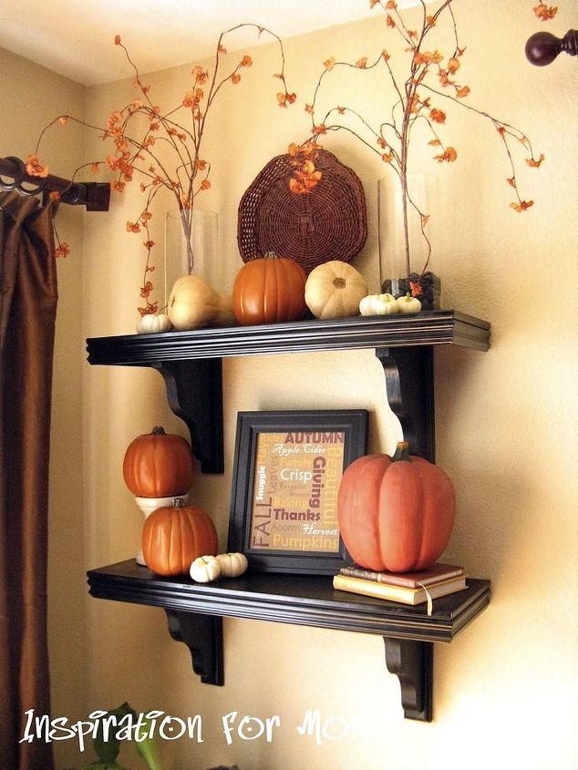 fun festive and fabulous fall fireplaces, fireplaces mantels, seasonal holiday decor, Inspiration for Moms
