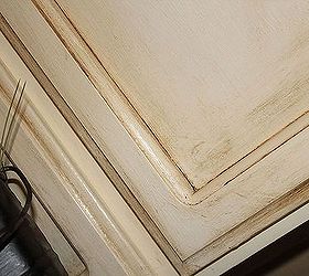 How to Update an Antique Cabinet With Contact Paper and Chalk