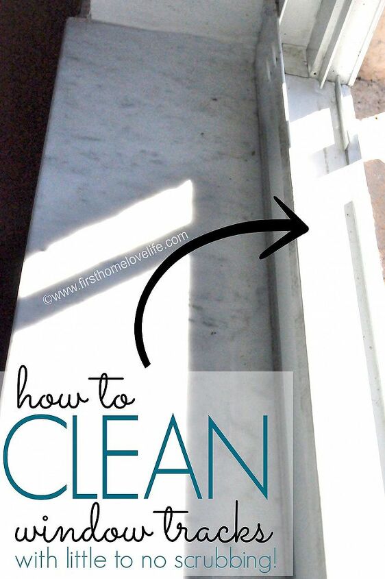 how to clean window tracks, cleaning tips, windows