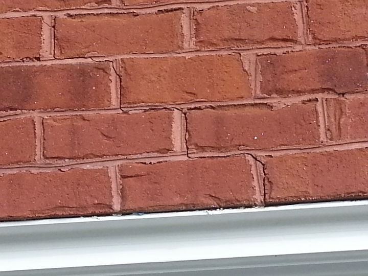 cracks in brick 18 long lintel