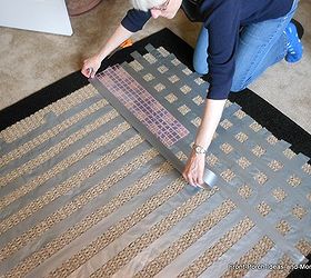diy painted porch rug, crafts, flooring, painting, porches