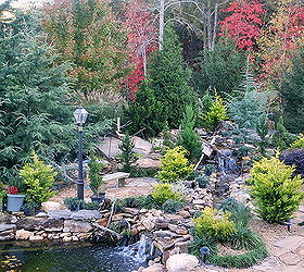 fall 2012, outdoor living, ponds water features, Looking off the back porch