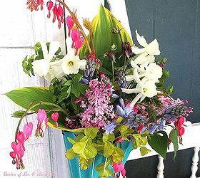 gather flowers for a may day basket, crafts, flowers, gardening, wreaths, May Day Basket